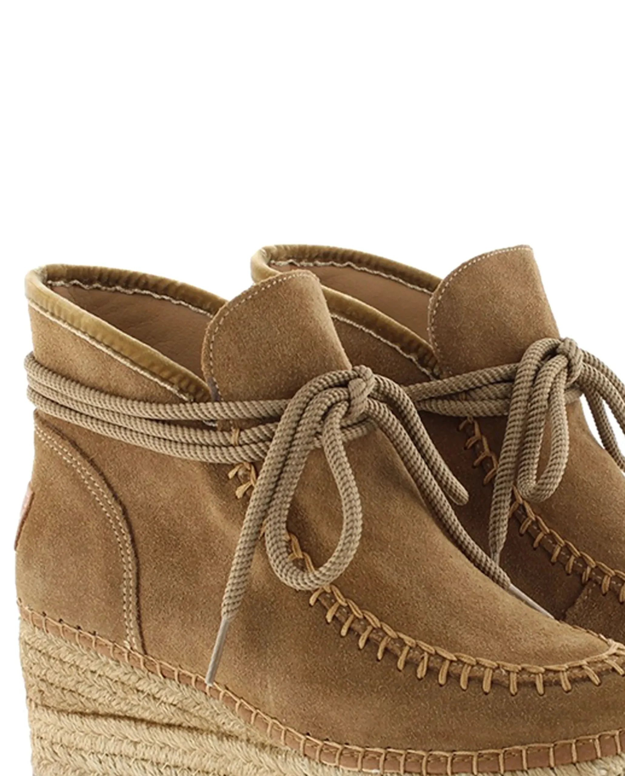 Bota baja en serraje cuero Creta