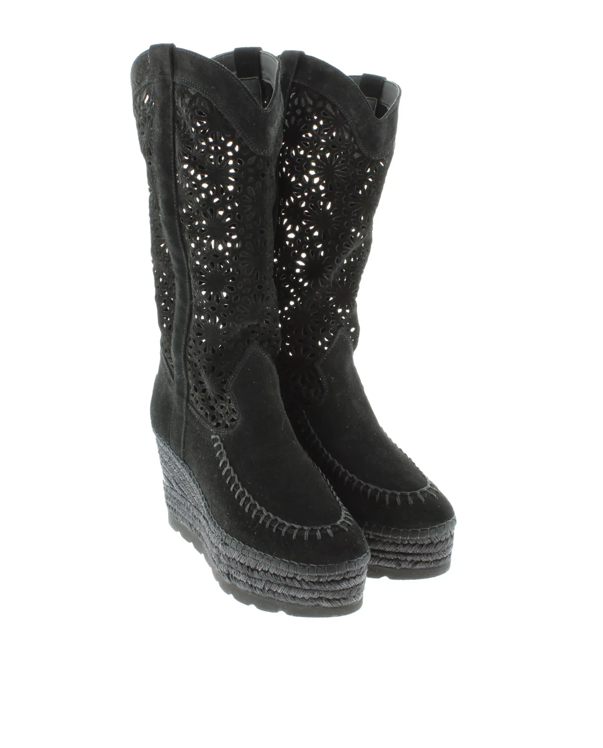 Bota calada en serraje negro Tilo 5