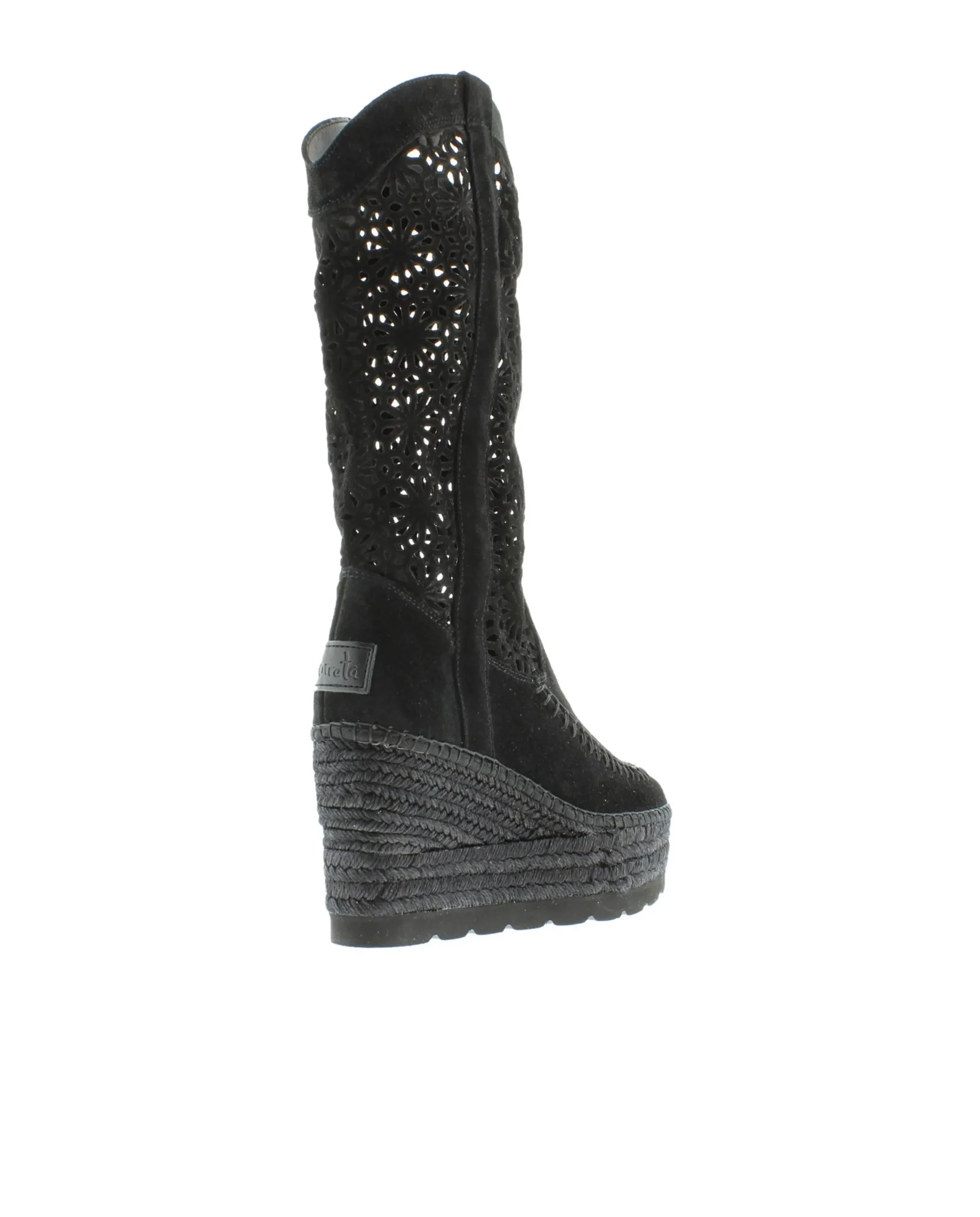 Bota calada en serraje negro Tilo 5