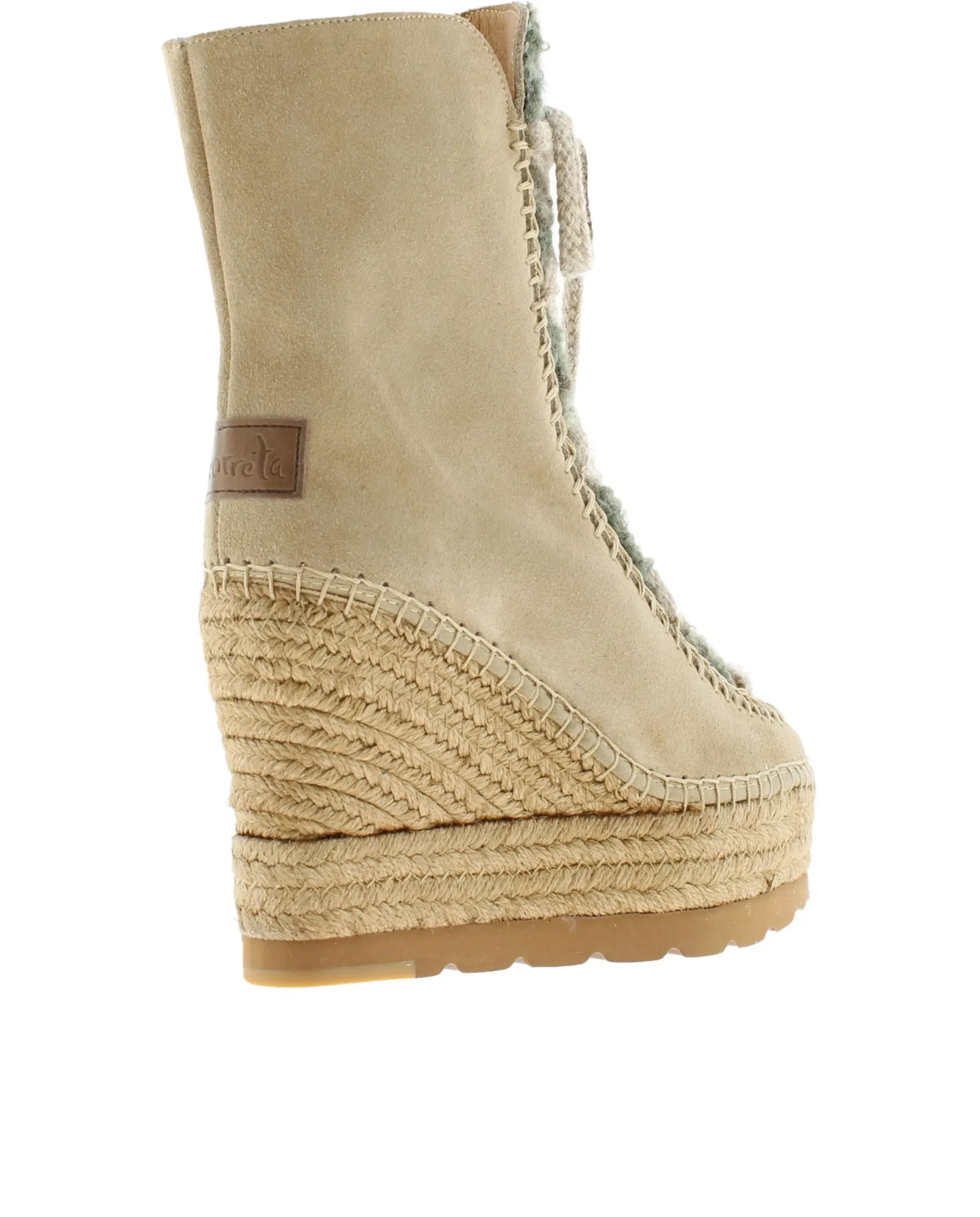 Botin borreguito en serraje arena Tilo 7