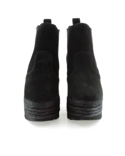 Botin Chelsea en serraje negro Tilo 7
