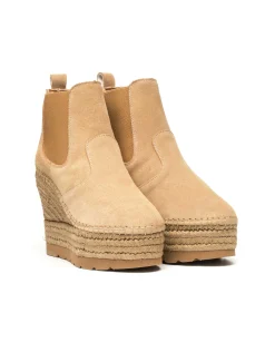 Botin Chelsea en serraje nude Tilo 7