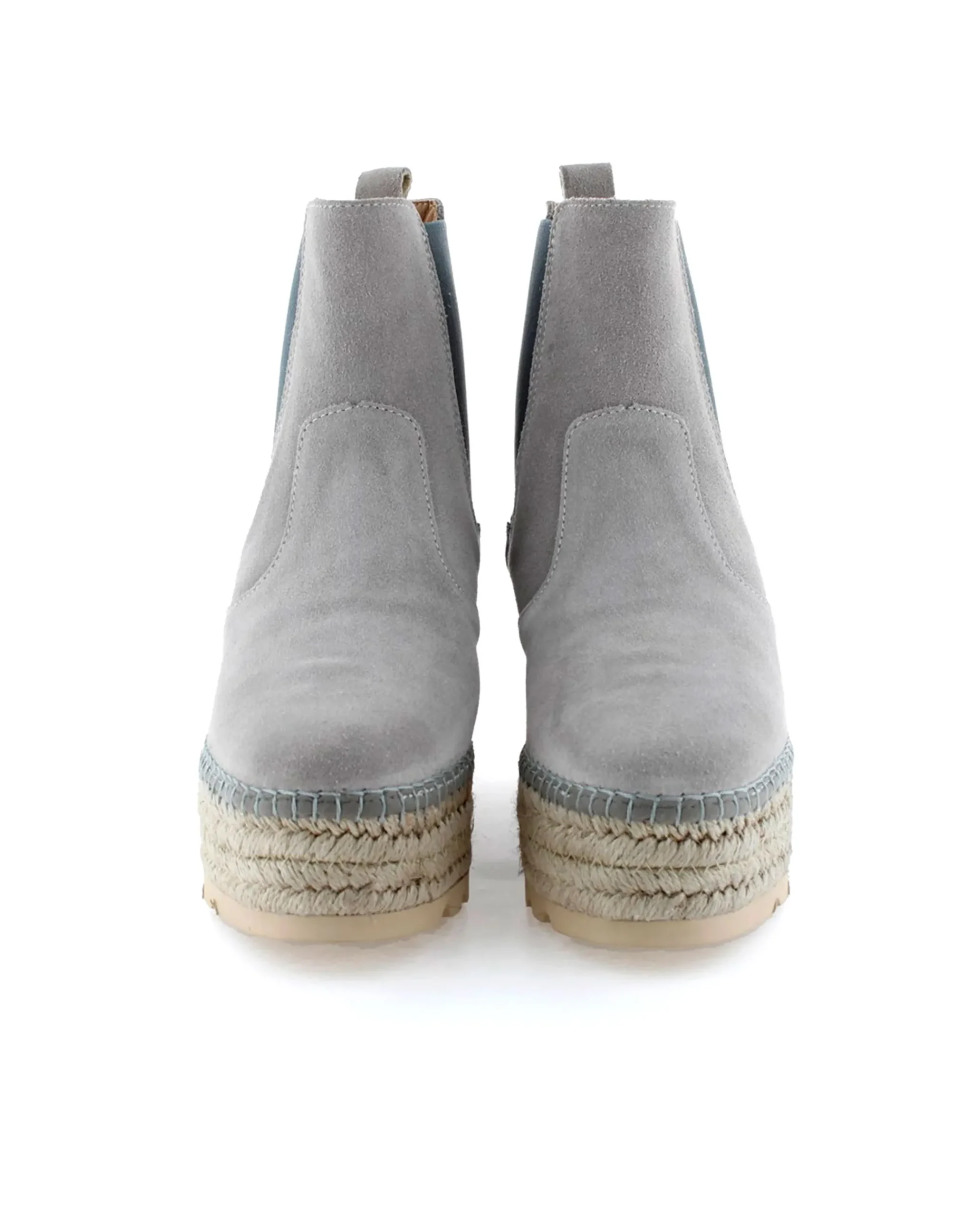 Botin Chelsea en serraje gris Creta