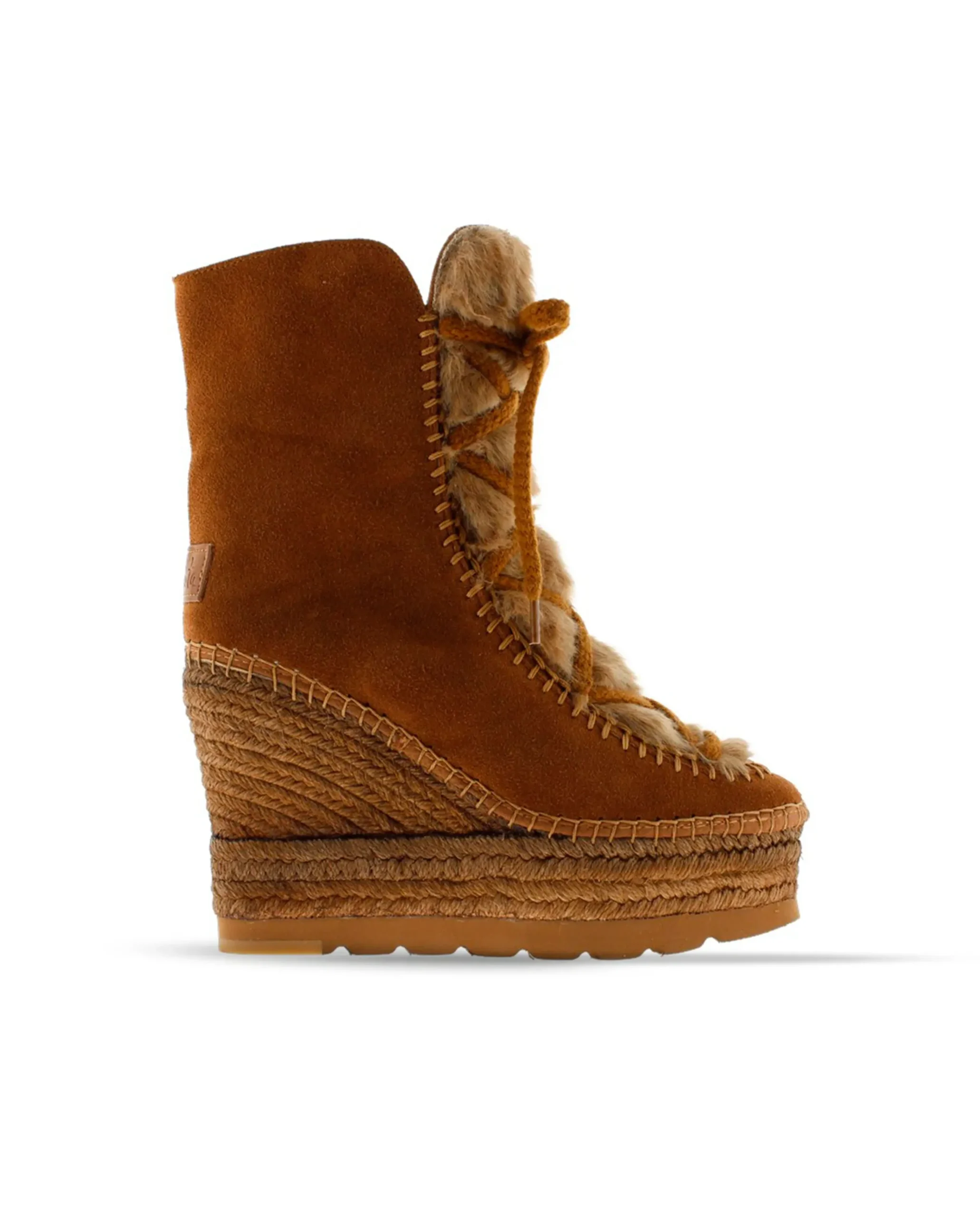 Botin de pelo en serraje cuero Tilo 7