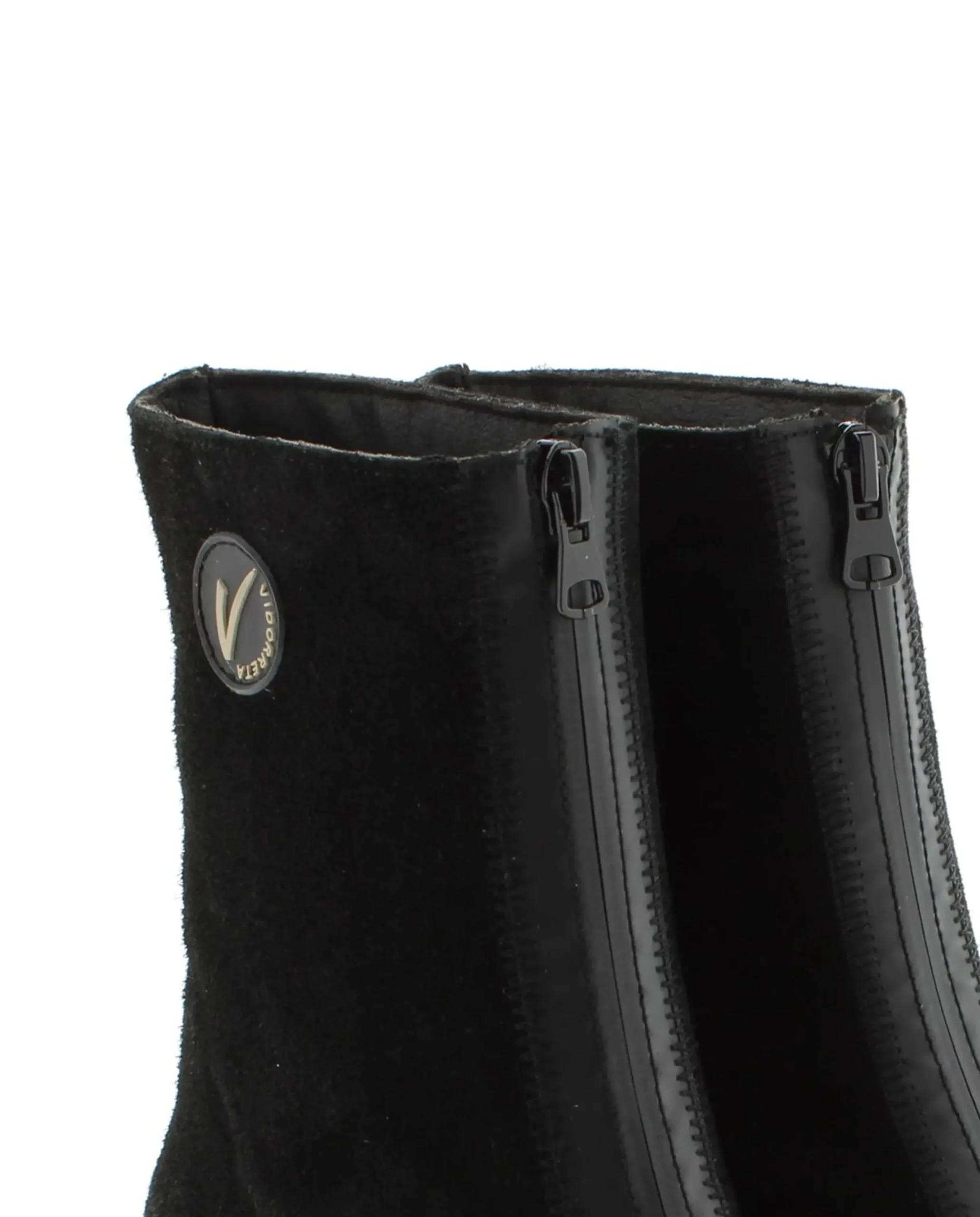 Botin en serraje negro Cuba
