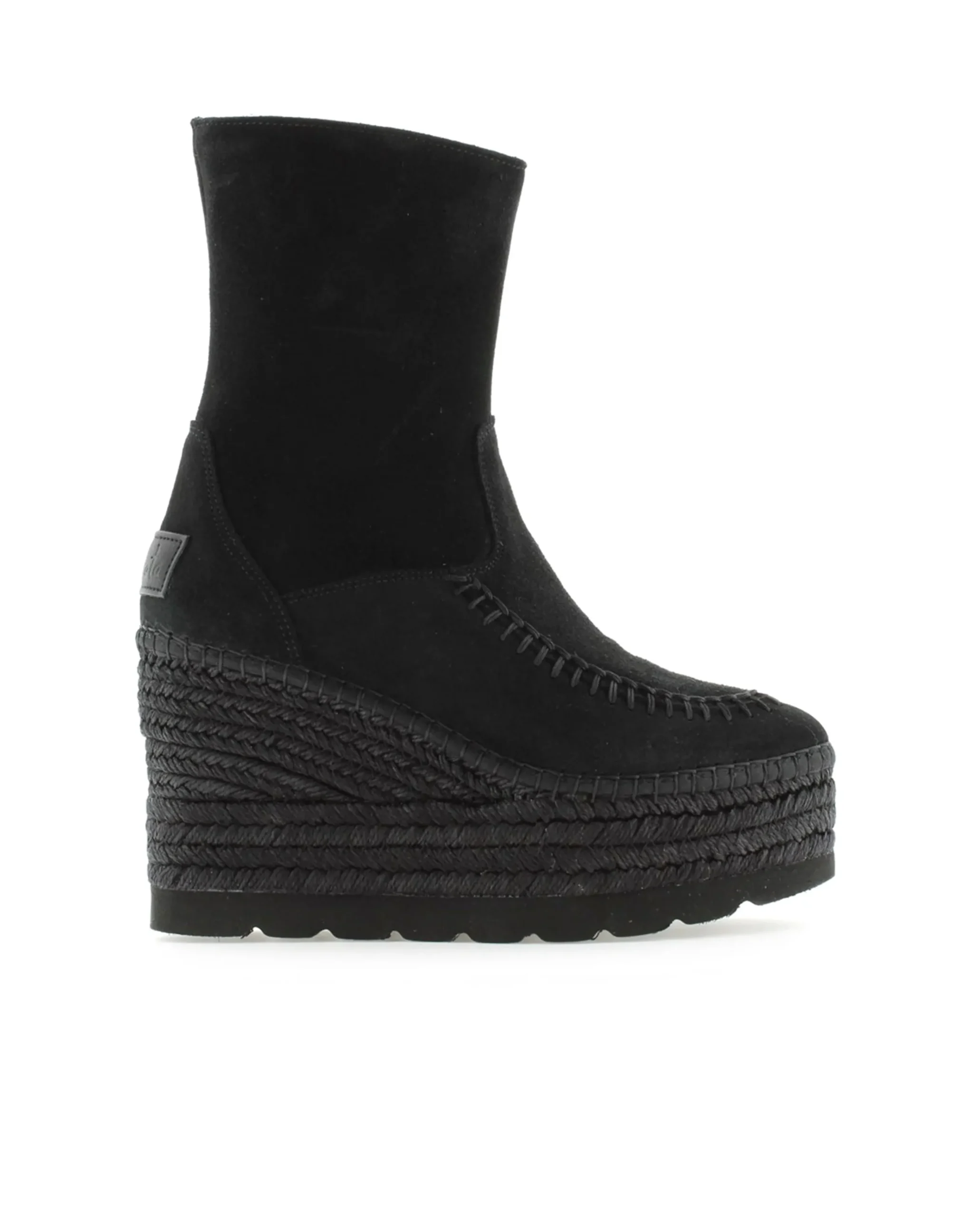 Botin en serraje negro Tilo 5