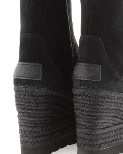 Botin en serraje negro Tilo 5