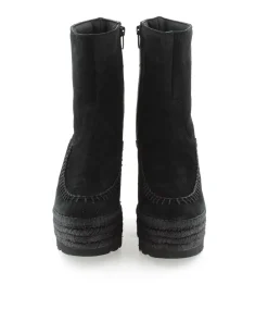 Botin en serraje negro Tilo 5