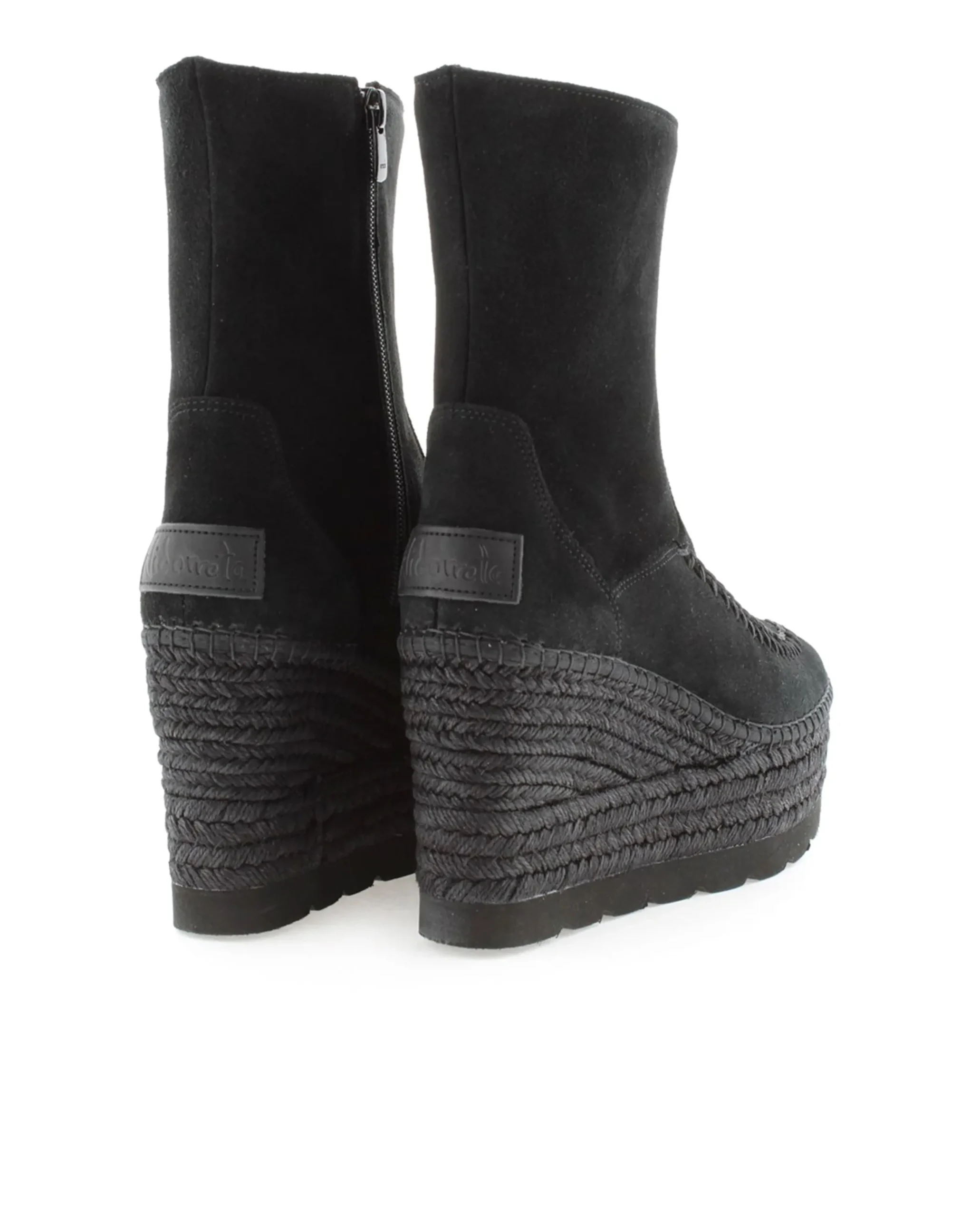Botin en serraje negro Tilo 5
