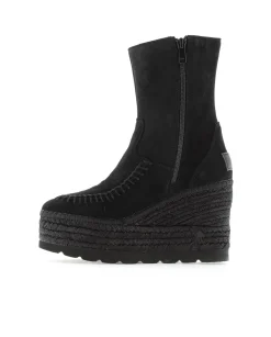 Botin en serraje negro Tilo 5