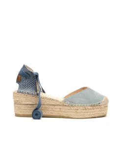 Campesina pico serraje jeans Creta