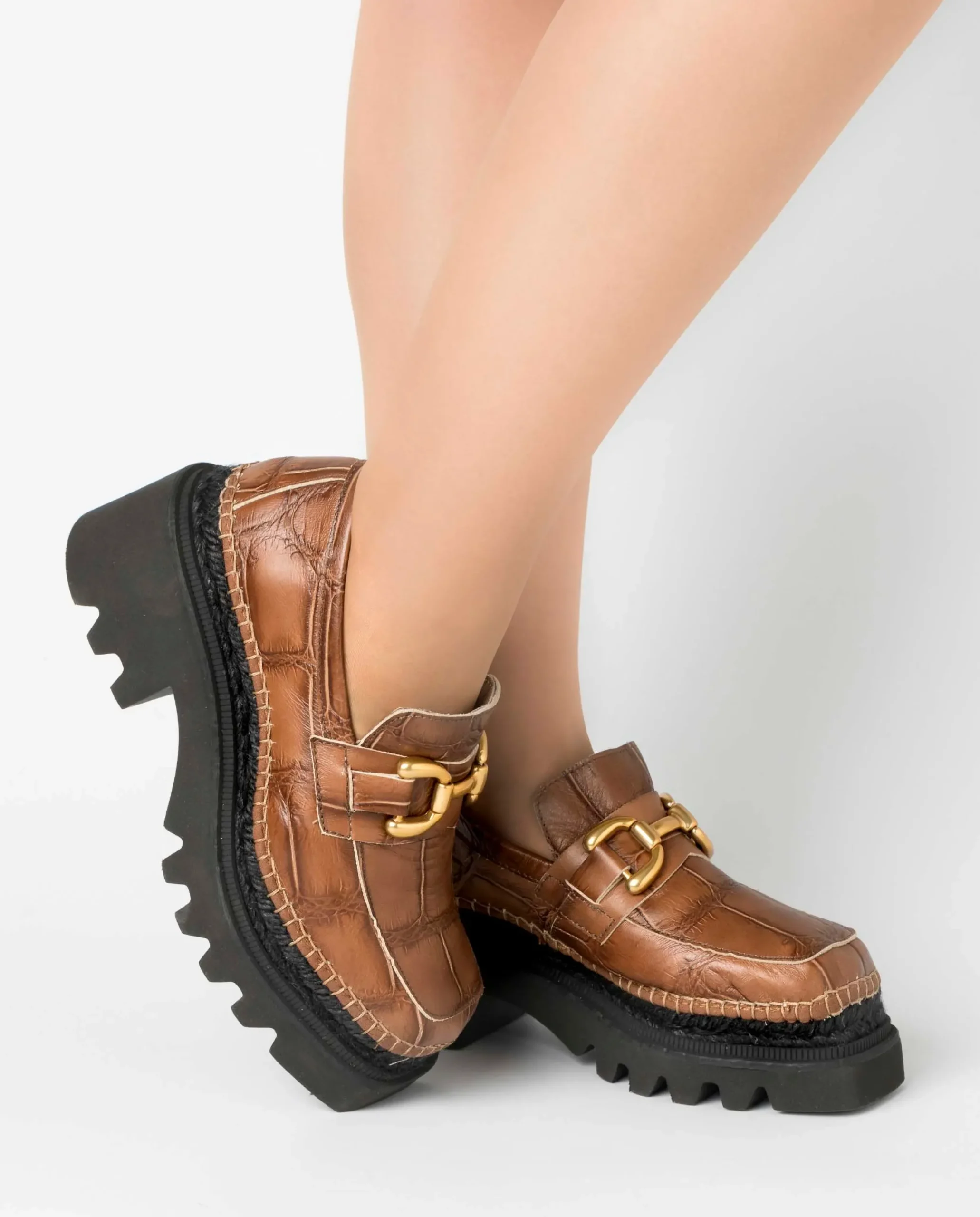 Mocasin en Cocco Koda cuero León