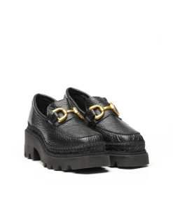 Mocasin en Cocco negro León