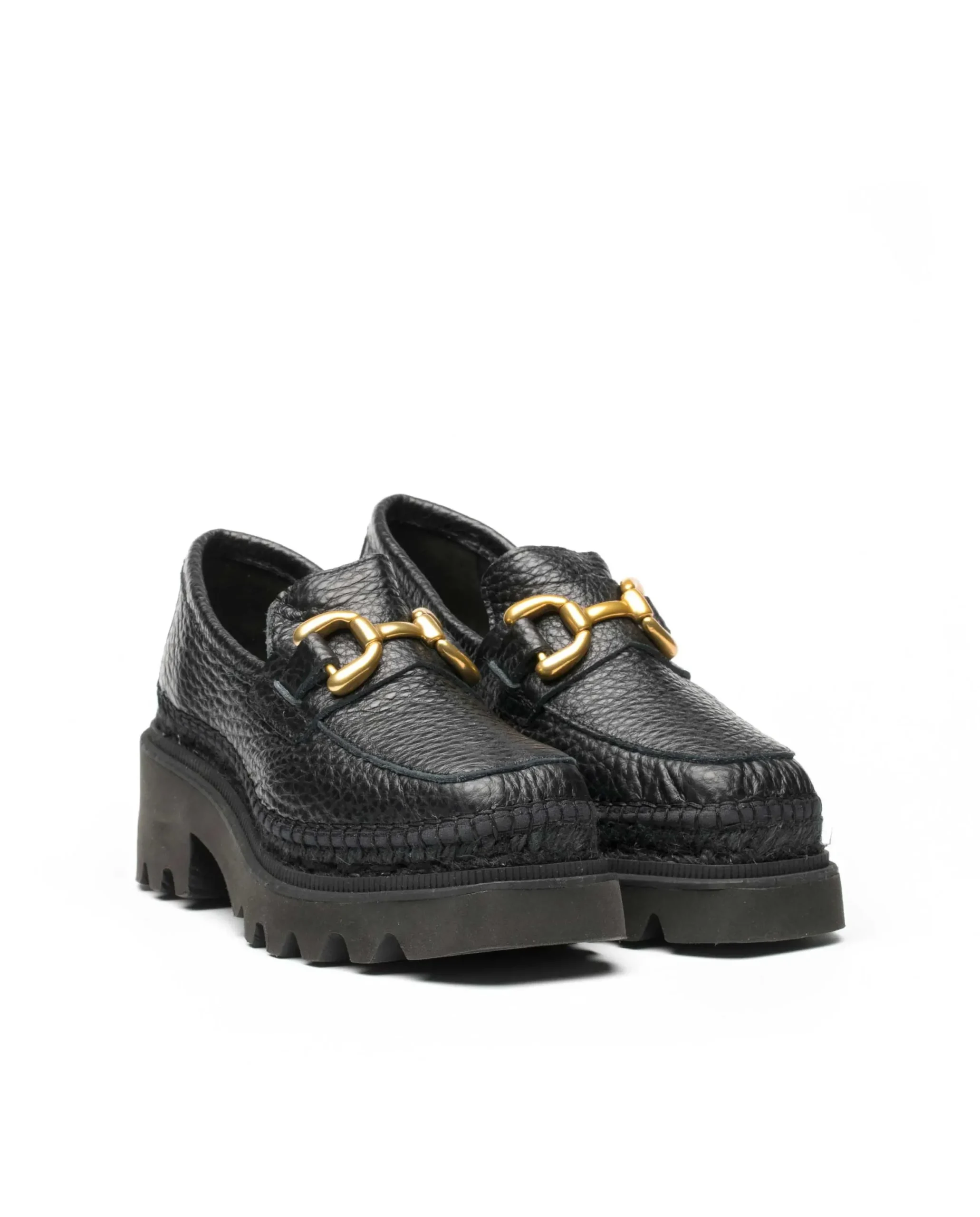 Mocasin en Cocco negro León