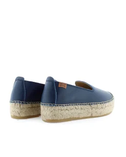 Slipper en napa marino Merce Doble
