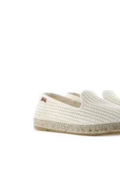 Slipper rafia nudos crudo Borneo